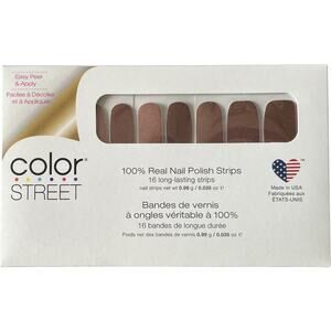 Color Street Gratitude Is Everything Nail Polish Strips Rose Gold Shimmer FMS117